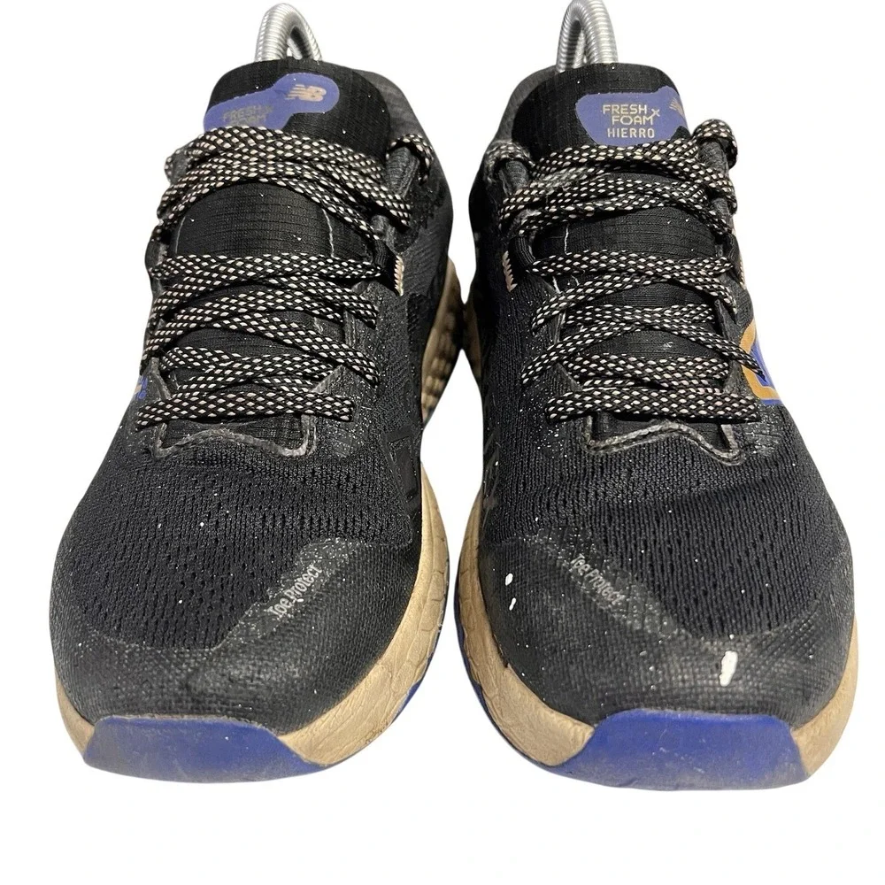 New Balance Fresh Foam x Hierro v7 GORE-TEX Black Blue Men's 8.5 Trail‎ Shoes